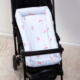 Ninho para Carrinho e Mini Berço Percal 100% Algodão Bailarina - Constantini Baby Ninho para Carrinho e Mini Berço Percal 100% Algodão Bailarina - Constantini Baby
