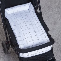 Ninho para Carrinho e Mini Berço Percal 100% Algodão Grid - Constantini Baby Ninho para Carrinho e Mini Berço Percal 100% Algodão Grid - Constantini Baby