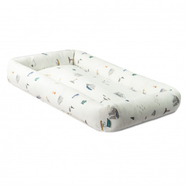 Ninho para Carrinho e Mini Berço Percal 100% Algodão Pequeno Navegante - Constantini Baby Ninho para Carrinho e Mini Berço Percal 100% Algodão Pequeno Navegante - Constantini Baby