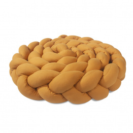 Trança protetora para berço e cama percal 200 fios Liso Caramelo - Constantini Baby Trança protetora para berço e cama percal 200 fios Liso Caramelo - Constantini Baby