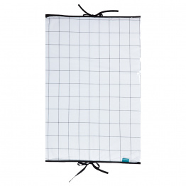 Trocador de Quarto Impermeável Percal 100% Algodão Grid - Constantini Baby Trocador de Quarto Impermeável Percal 100% Algodão Grid - Constantini Baby