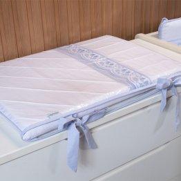 Trocador Reto com Espuma Elegance Azul - Constantini Baby Trocador Reto com Espuma Elegance Azul - Constantini Baby