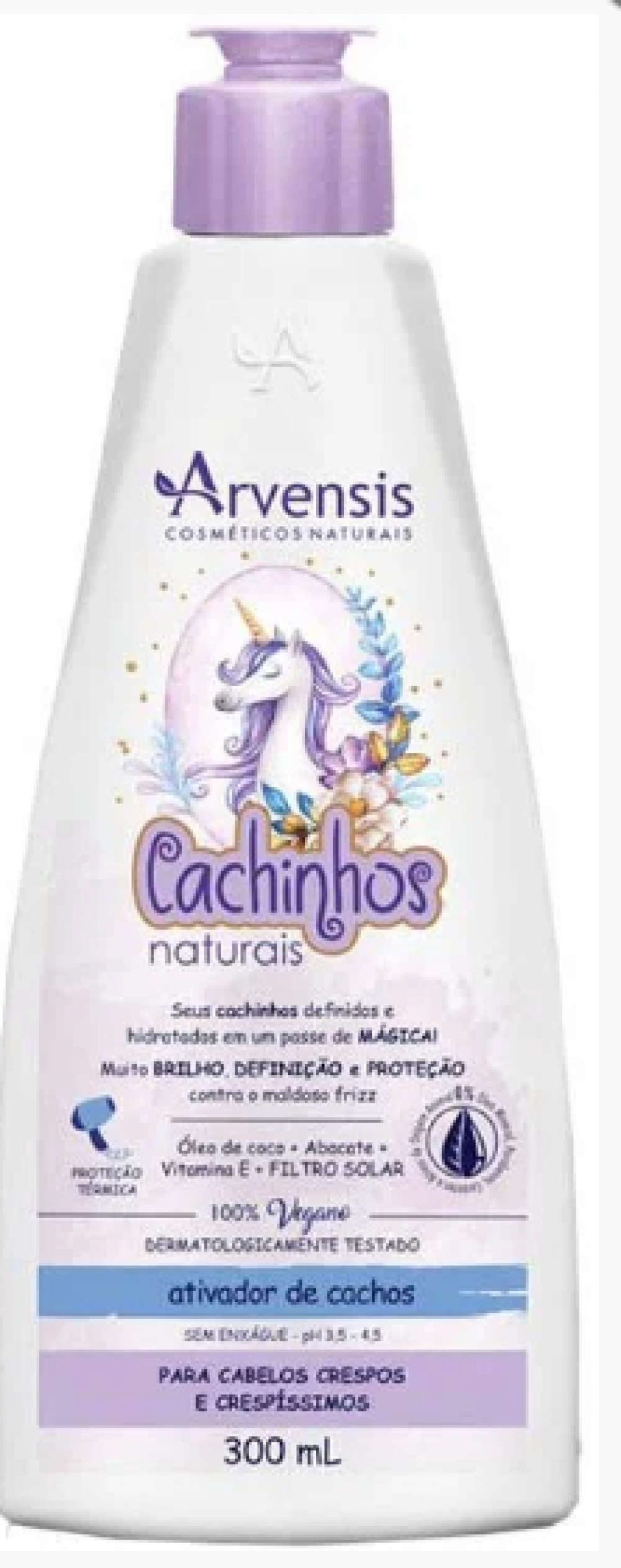 Ativador Cachinhos Naturais Crespos E Cresp Ssimos Ml Arvensis