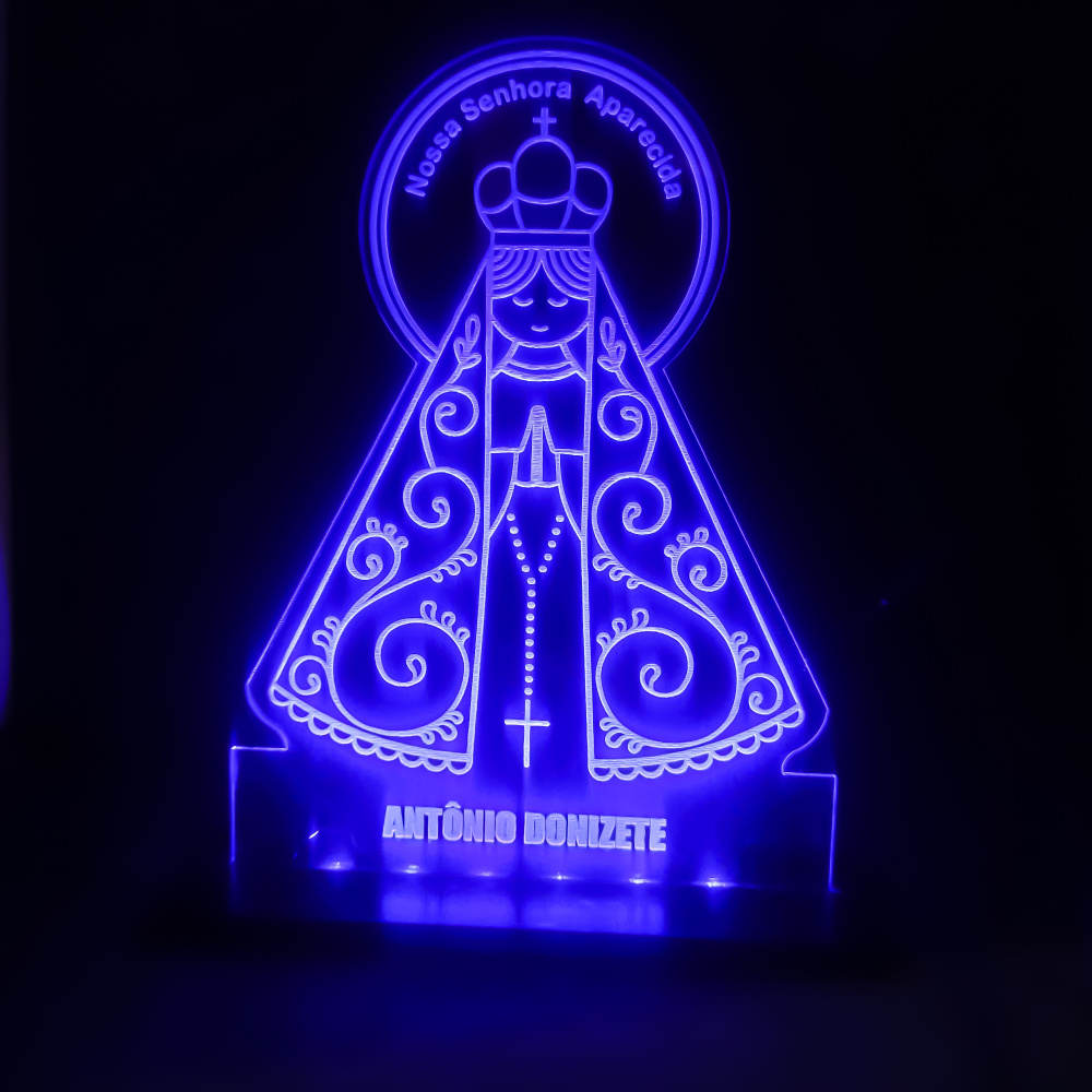 Luminaria Nossa Senhora Aparecida DL CORTE A LASER SBC