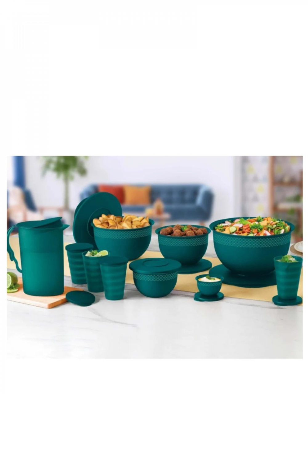 Tupperware Tigelas Kit Murano Verde 10 Peças DuPresentes