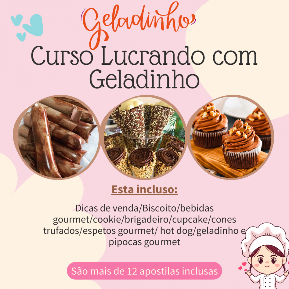 Curso De Geladinho Gourmet Para Renda Extra B Nus Thais Escola