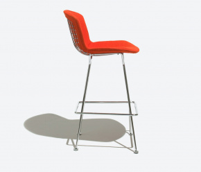 Banqueta Bertoia Revestida - Inox Banqueta Bertoia Revestida - Inox