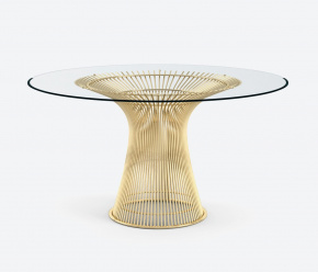 Mesa Warren Platner de Jantar - Dourada Mesa Warren Platner de Jantar - Dourada