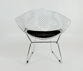 Poltrona Diamante - Cromada Poltrona Diamante - Cromada