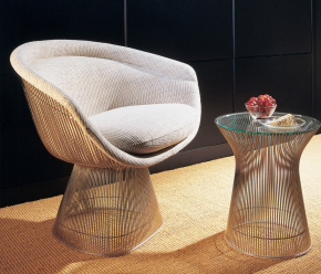 Poltrona Warren Platner Inox - Revestida Poltrona Warren Platner Inox - Revestida