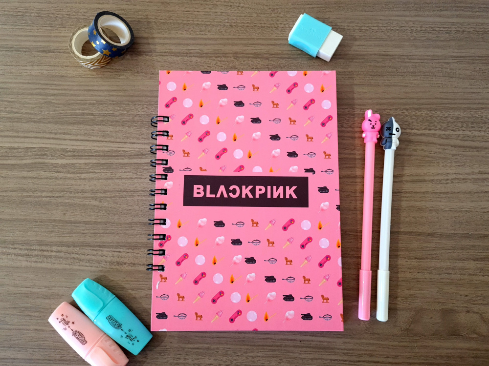 Caderno Blackpink Fada Pipoca