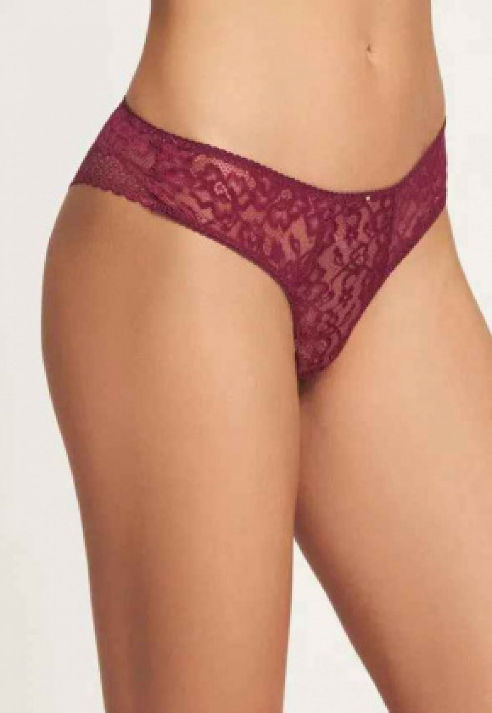 Calcinha Tanga De Renda F Mine Lingerie