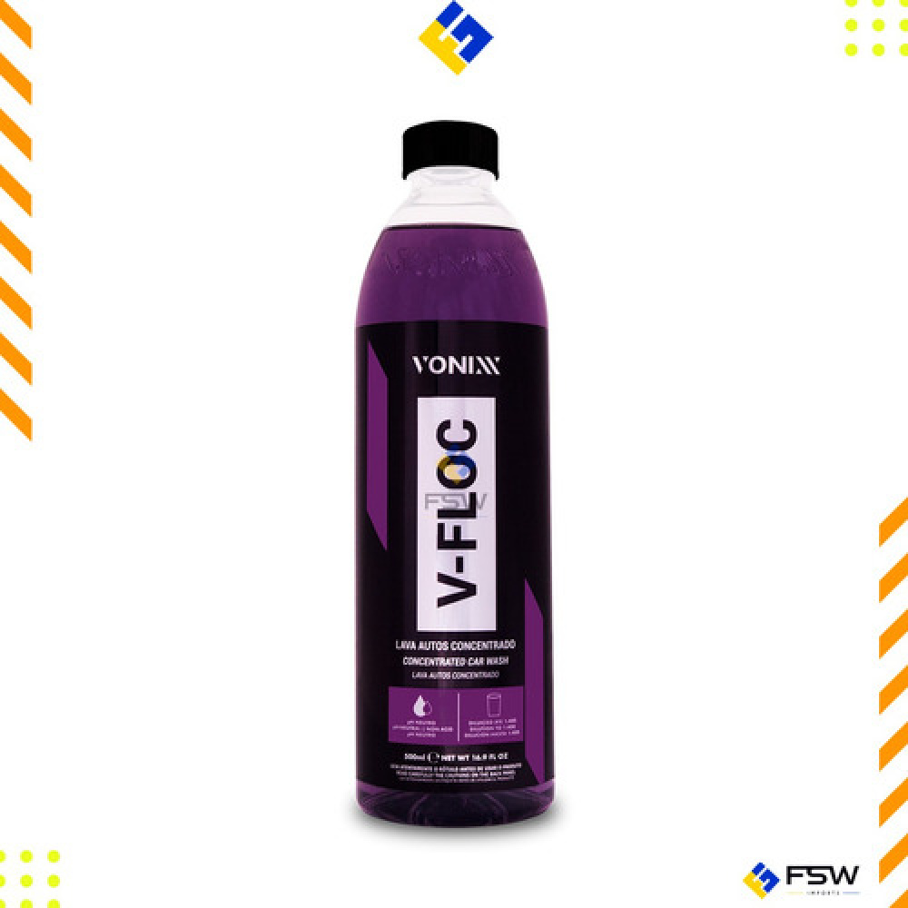 V FLOC 500ML VONIXX LAVA AUTOS SUPER CONCENTRADO FSW Imports