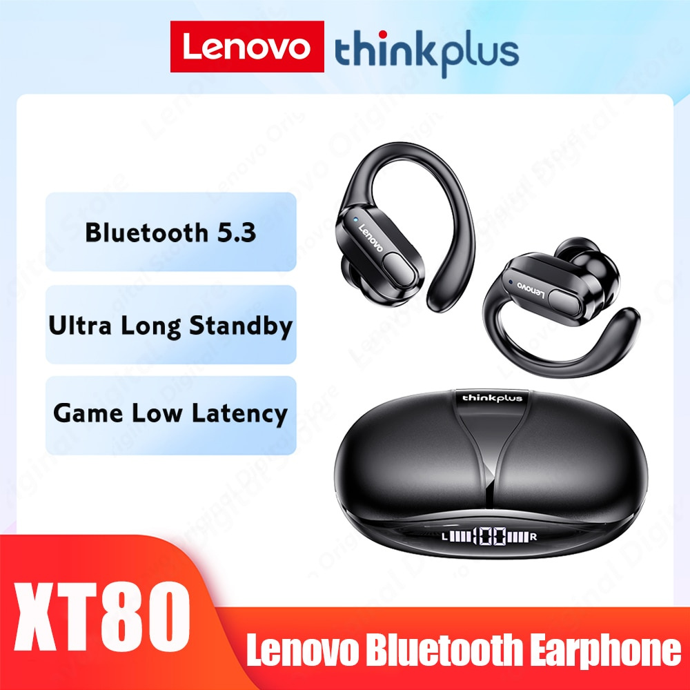 Fone De Ouvido Bluetooth Lenovo Xt Tws Microfone Esportes Gatecomputer