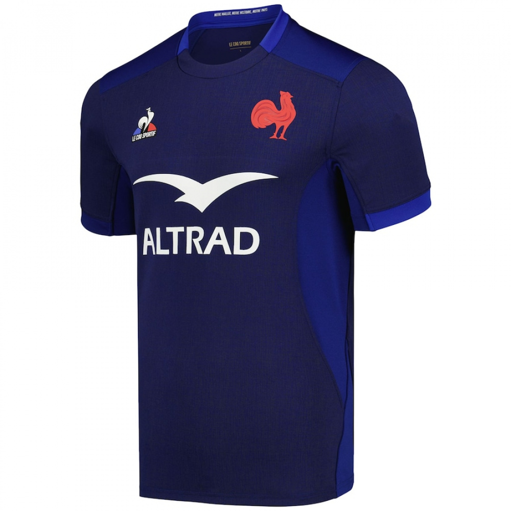 Camisa Fran A Rugby Home Azul Haka Rugby