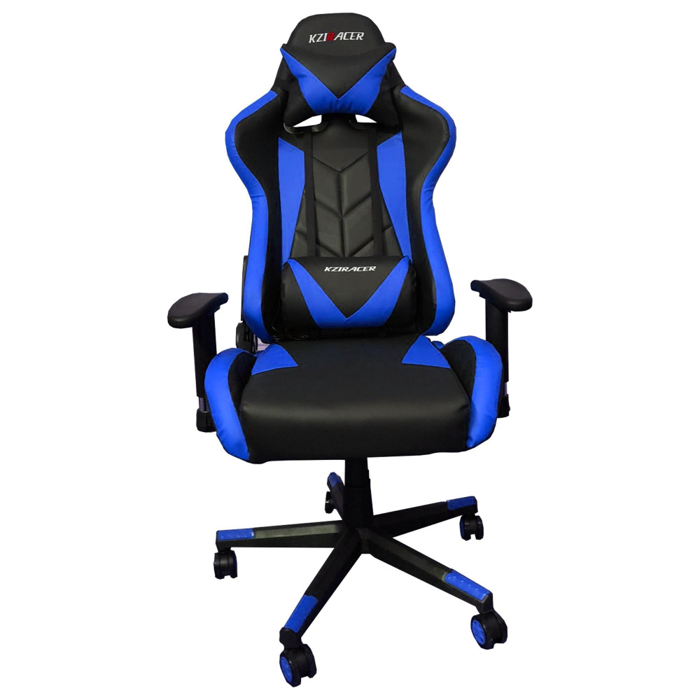 Cadeira De Escrit Rio Gamer Massageador Azul Ergon Mico Kii Shop Brasil