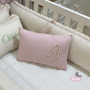 Almofada Decorativa Cordão Rose 200 Fios Almofada Decorativa Cordão Rose 200 Fios