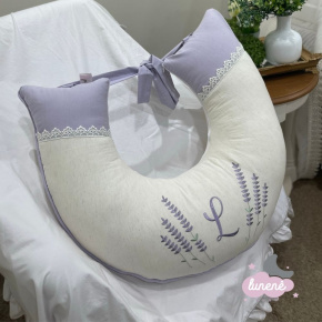 Almofada de Amamentação Personalizada Maria Alice Flor Louise 200 Fios Almofada de Amamentação Personalizada Maria Alice Flor Louise 200 Fios