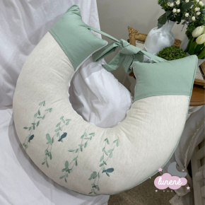 Almofada de Amamentação Personalizada Passarinhos Encanto Baby Almofada de Amamentação Personalizada Passarinhos Encanto Baby