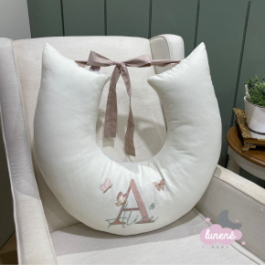 Almofada de Amamentação Personalizada Borboleta Personale Baby 140 Fios Terracota Almofada de Amamentação Personalizada Borboleta Personale Baby 140 Fios Terracota