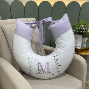Almofada de Amamentação Personalizada Lavanda Almofada de Amamentação Personalizada Lavanda