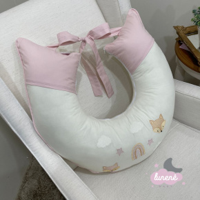 Almofada de Amamentação Personalizada Raposinha Baby Rose 4313 Almofada de Amamentação Personalizada Raposinha Baby Rose 4313