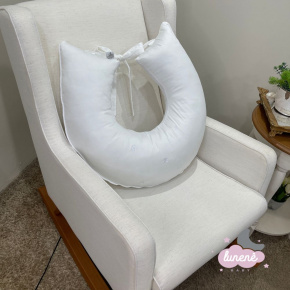 Almofada de Amamentação Personalizada White Baby 400 Fios 4309 Almofada de Amamentação Personalizada White Baby 400 Fios 4309