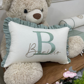 Almofada Decorativa Cute Baby Trio Bichinhos Verde Personale 140 Fios 4248 Almofada Decorativa Cute Baby Trio Bichinhos Verde Personale 140 Fios 4248