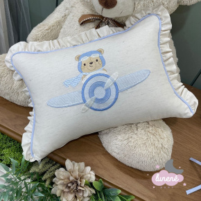 Almofada Decorativa Linho Baby Ursinho 200 Fios 4447 Almofada Decorativa Linho Baby Ursinho 200 Fios 4447