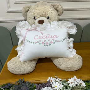 Almofada Decorativa Lunenê Baby Cecília 400 Fios 4516 Almofada Decorativa Lunenê Baby Cecília 400 Fios 4516