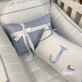 Almofadas 02 peças Azul Chambre Joaquim Baby 400 Fios Almofadas 02 peças Azul Chambre Joaquim Baby 400 Fios
