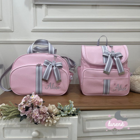 Bolsa e Mochila Lunenê Baby Rosa Bolsa e Mochila Lunenê Baby Rosa