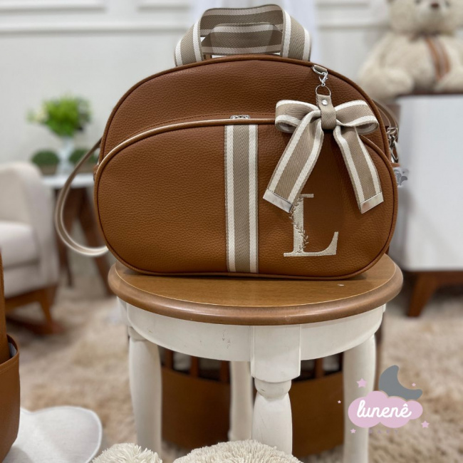 Bolsa e Mochila Lunenê Baby Ursinho Caramelo Leader