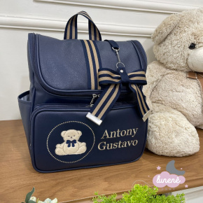 Bolsa Mochila Lunenê Baby Marinho Leader Bolsa Mochila Lunenê Baby Marinho Leader