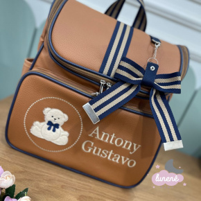 Bolsa Mochila Lunenê Baby Ursinho Leader 4000 Bolsa Mochila Lunenê Baby Ursinho Leader 4000