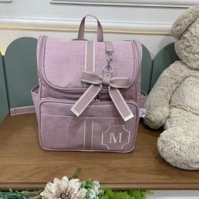 Bolsa Mochila Personalizada Linho Rose 4457 Bolsa Mochila Personalizada Linho Rose 4457