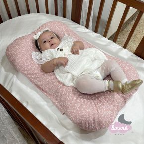 Cochilinho Baby 70 x 45 Florzinha Terracota 4331 Cochilinho Baby 70 x 45 Florzinha Terracota 4331