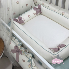 Colchonete Ninho Borboletas Personale Baby 140 Fios Colchonete Ninho Borboletas Personale Baby 140 Fios