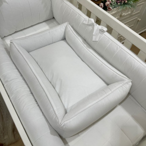 Colchonete Ninho Lunenê Baby White 200 Fios 9091 Colchonete Ninho Lunenê Baby White 200 Fios 9091