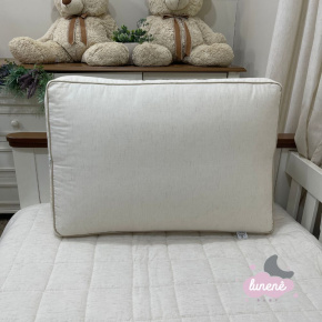 Encosto Cama 65 X 50 X 12 Cordenado Linho 200 Fios Encosto Cama 65 X 50 X 12 Cordenado Linho 200 Fios