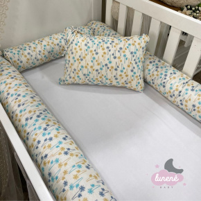 Enxoval de Berço 07 Peças Basic Baby Rolinho 9002 Enxoval de Berço 07 Peças Basic Baby Rolinho 9002
