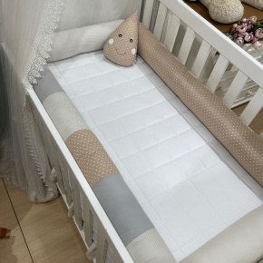 Enxoval de Berço 08 Peças Basic Baby Rolinho 9002 Enxoval de Berço 08 Peças Basic Baby Rolinho 9002