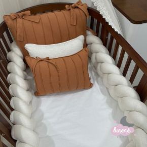 Enxoval de Berço Personalizado Evolutivo 06 Peças Caramelo Baby 200 Fios Enxoval de Berço Personalizado Evolutivo 06 Peças Caramelo Baby 200 Fios