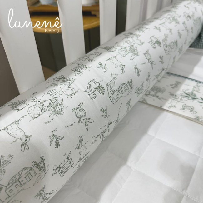 Enxoval de Berço Personalizado 08 Peças Encanto 200 Fios 4537