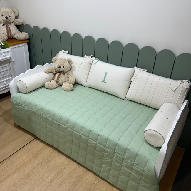 Enxoval de Cama Babá 06 Peças 200 Fios 4536