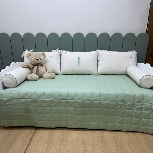 Enxoval de Cama Babá 06 Peças 200 Fios 4536