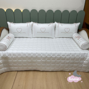 Enxoval de Cama Babá 06 Peças Liz Baby 400 Fios 4439 Enxoval de Cama Babá 06 Peças Liz Baby 400 Fios 4439