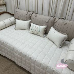 Enxoval de Cama Babá 09 Peças Linho Baby 200 Fios 4374 Enxoval de Cama Babá 09 Peças Linho Baby 200 Fios 4374