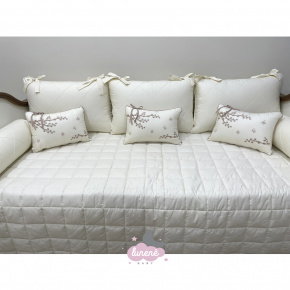 Enxoval de Cama Babá 09 Peças Personale Baby Flor de Cerejeira 200 Fios Enxoval de Cama Babá 09 Peças Personale Baby Flor de Cerejeira 200 Fios