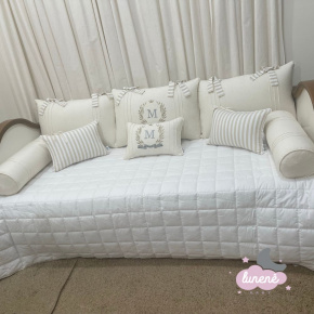 Enxoval de Cama Babá 09 Peças Lister Baby 200 Fios Enxoval de Cama Babá 09 Peças Lister Baby 200 Fios